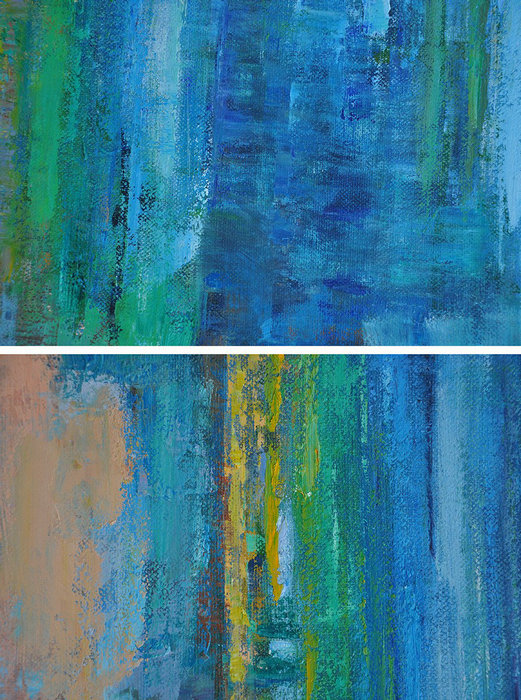 Original Painting Hand Made Large Abstract Art,Abstract Landscape Oil Painting,Large Contemporary Art Canvas Painting,Earthy Yellow ,Blue,Green